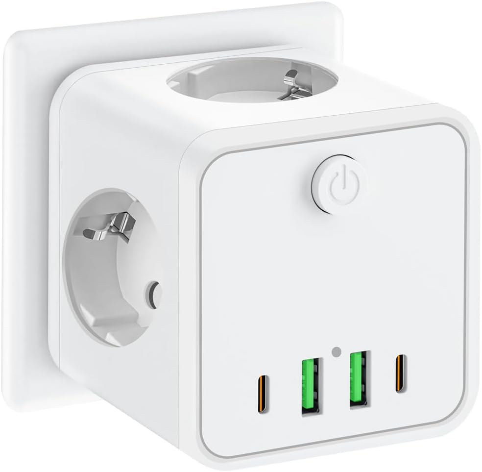 Adaptateur USB Prise Murale Oneplus 7 - Chargeur Secteur 1 Port 5V-1A Universel Rose Pale