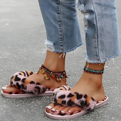 House Slippers for Women Open Toe Memory Foam Flip Flop Slippers Breathable Cozy Slip on Thong Slipper Indoor Outdoor Soft Slides Shoes3