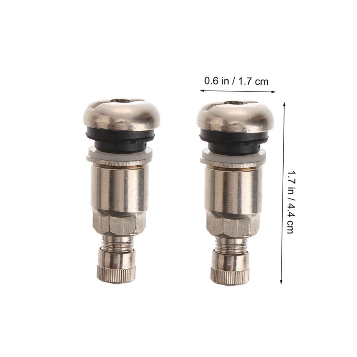 Bouchons de Valve pour Pneus de Voiture en Acier Inoxydable 12 Pièces