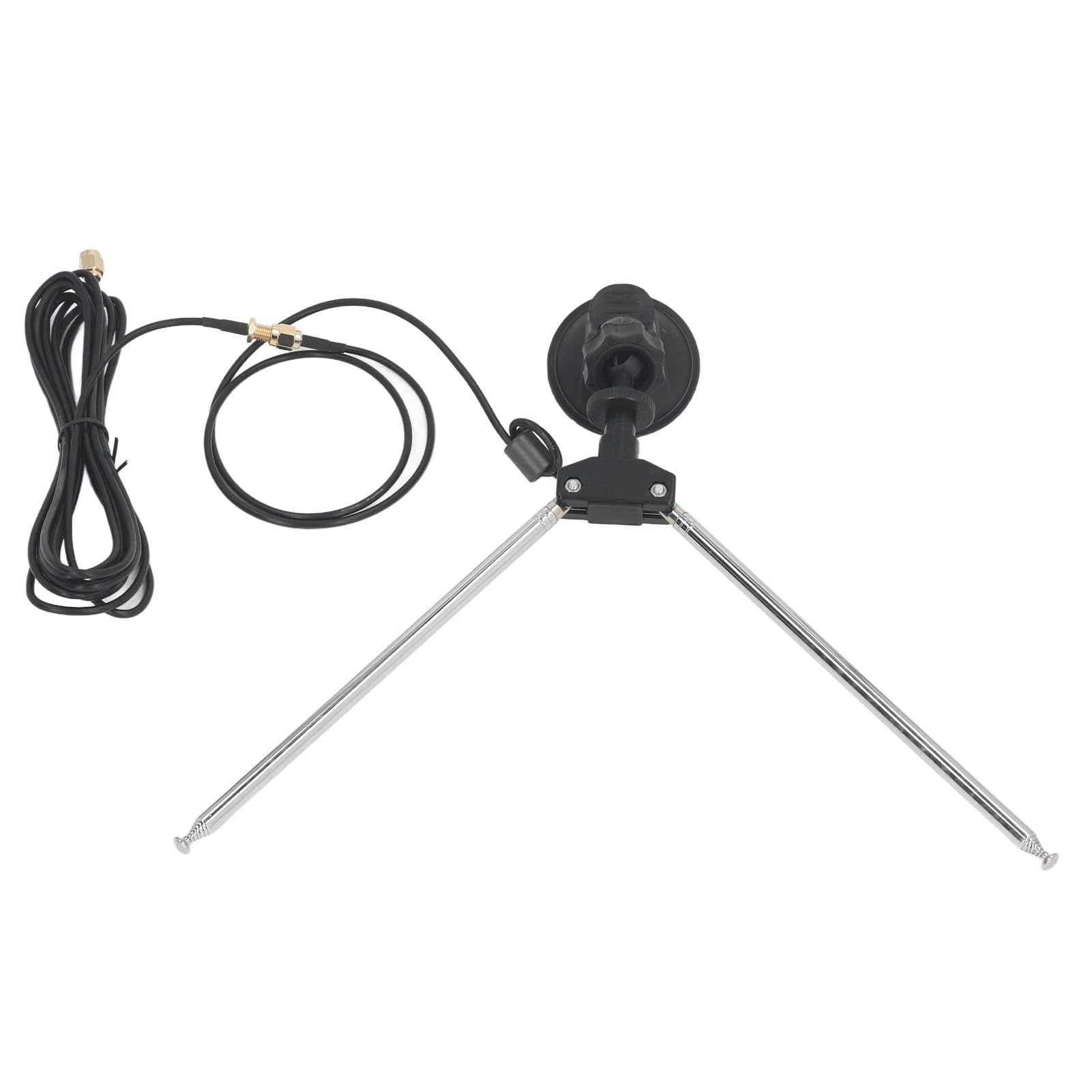 Antenne Récepteur SDR, Antenne Dipôle Polyvalent Câble Dipôle SMA Connecteur Mâle avec câble RG174 de 60 cm Antenne Télescopique Portable pour Les Débutants Intérieurs Extérieurs