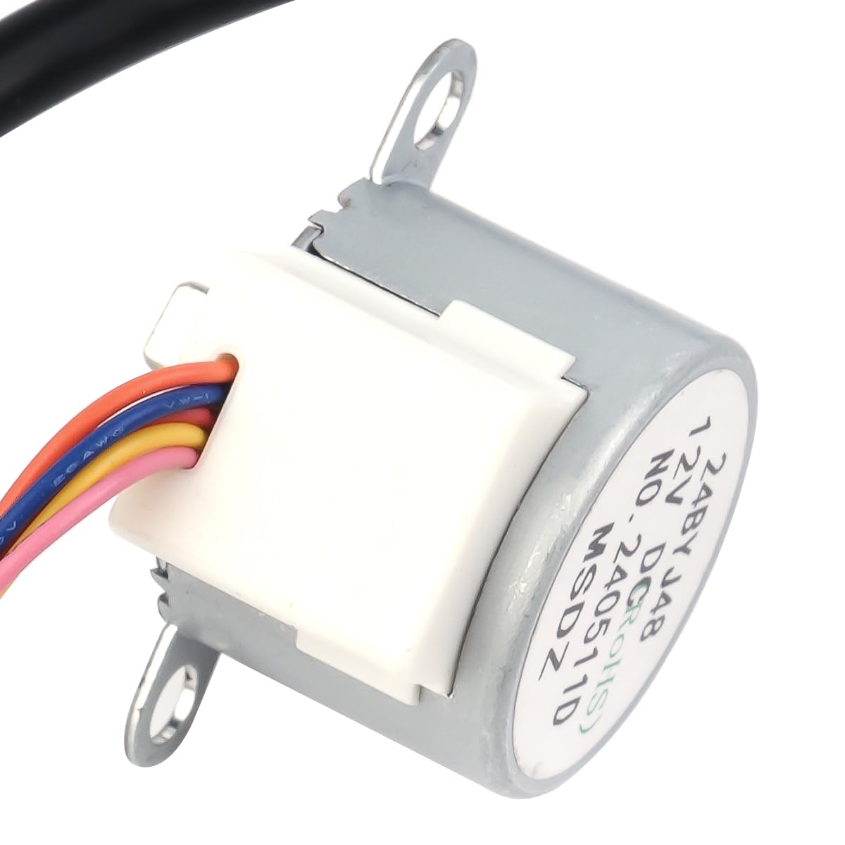 24BYJ48 - Moteur pas à pas à pas 12 V - Micro réducteur - Moteur pas à pas 4 phases - 5 fils - Climatisation - Moteur à ailes pivotantes