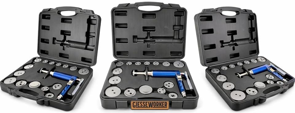 Arretratore Pistoncini Freno Pneumatico 16pz Kit Rientro Pinze Auto Universale | Pistoncini Freno, Uso Universale, Per Auto, 16 Componenti Inclusi, Arretratore Pinze