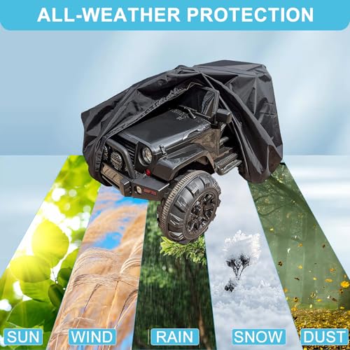 Image of Large Ride-On Truck Toy Car Cover, Outdoor Cover for Power Wheels Jeep