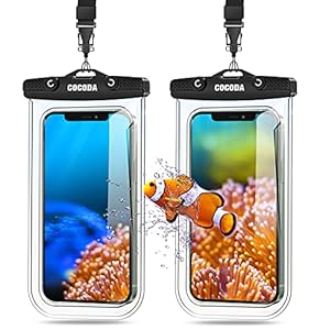 Wasserdichte Handyhülle, IPX8 Unterwasser Handyhülle 7,0 Zoll [2 Stück], Wasserfeste Hülle für Tauchen, Schwimmen, Kajak…