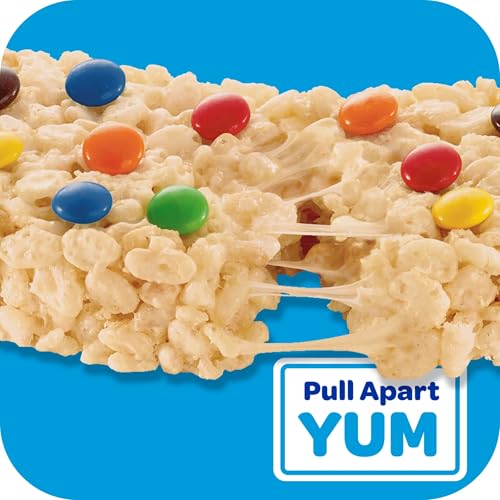 Image of Rice Krispies Treats Mega Bars Large Marshmallow Snack Bars, Kids Snacks, Rainbow, 25.3oz Box (Bars), 12 Count (Pack of 6)