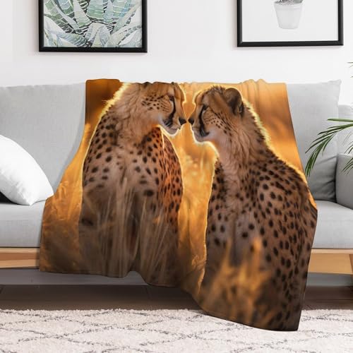 Couverture léopard en flannel 150x200cm pour canapé - 3