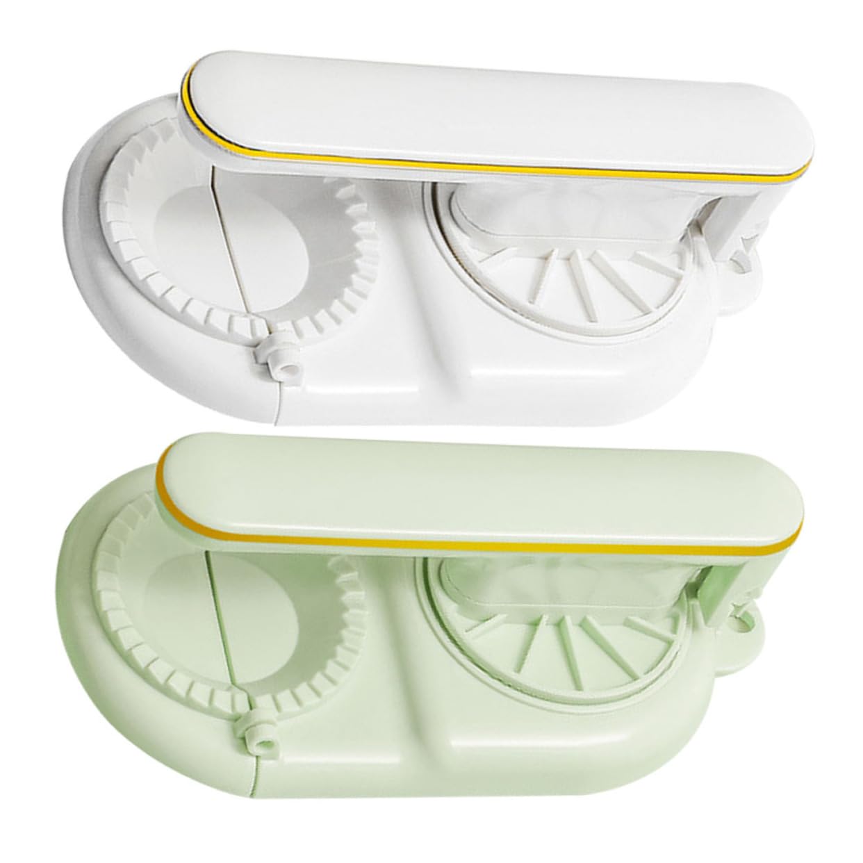 Ciieeo 2PCS Dough Pressers Easy to Use Dumpling Maker Tool for Home Cooking for Families Parties Ergonomic Design for Quick Dumpling Preparation