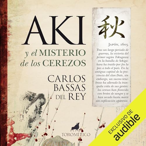 Aki y el misterio de los cerezos Audiolivro Por Carlos Bassas del Rey capa