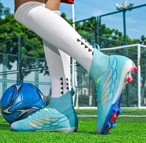 Unisex Retro Soccer Cleats Football Shoes,TF/AG Studs for Indoor/Outdoor Training, Lacrosse, Baseball Premium Leather,Mens Soccer Shoes4