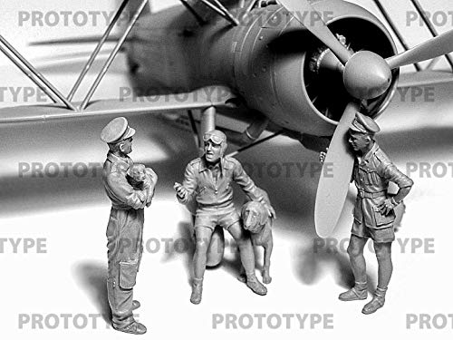 ICM 1:32 - Italian Pilots in Tropical Uniform (1939-43), Black, Large - Image 4