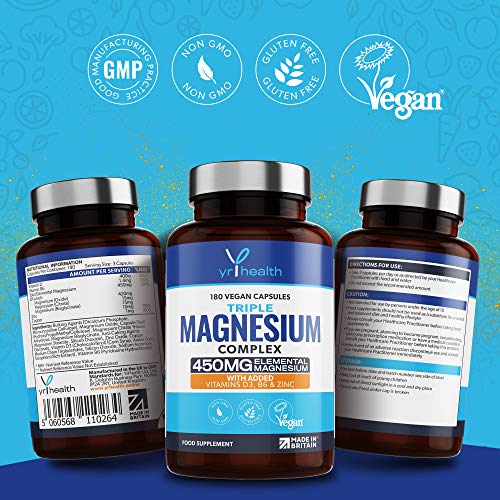 Vegan-Magnesium-Supplements-with-Zinc-180-Capsules-Triple-Magnesium-Complex-Supplement-Plus-Vitamin-D-B6-Copper-Vegan-Society-Registered-Made-in-The-UK-by-YrHealth