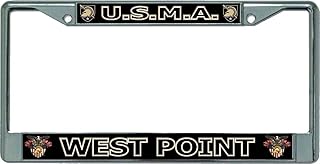 U.S.M.A. West Point Chrome License Plate Frame