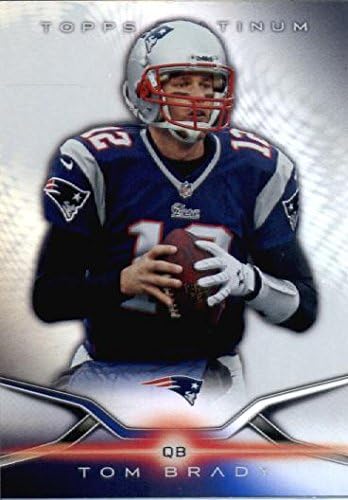 2014 Topps Platinum Football Card # 77 Tom Brady - New England Patriots
