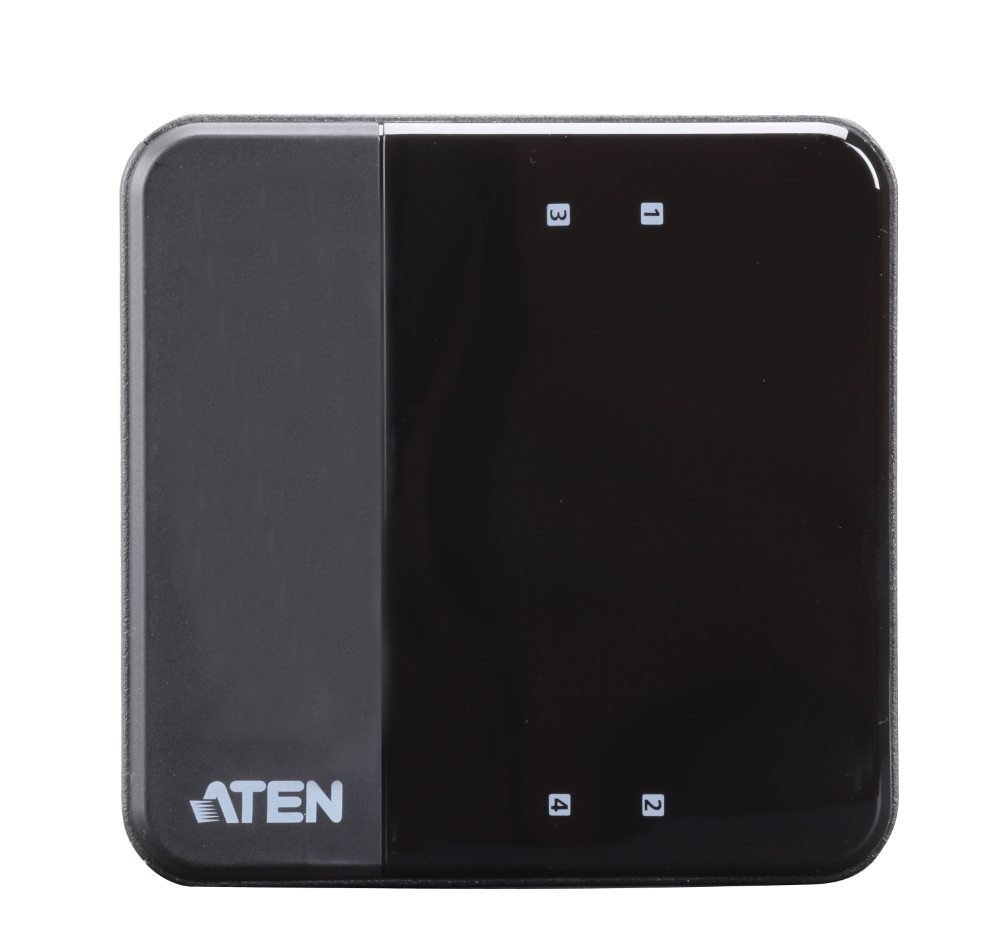 ATEN USB-Umschalter für die gemeinsame Nutzung von Peripheriegeräten 4 x USB 3.1 Desktop