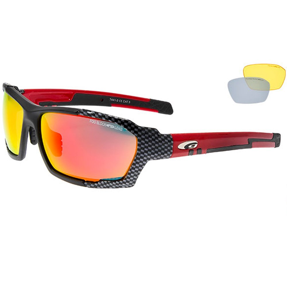 GOGGLE Polaryzowane okulary sportowe z wymiennymi szkłami T441-3