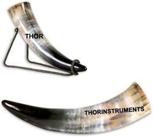 Cuerno vikingo de estilo natural con soporte, taza de inspiración medieval auténtica, estilo rústico, vintage, decoración del hogar, regalos