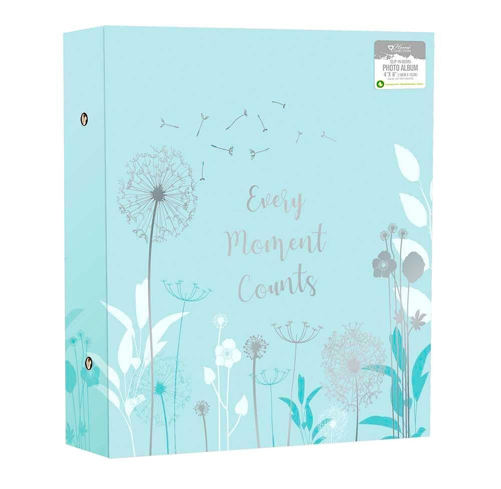 Slip In Large Photo Album Ringbinder Dandelion Memories Holds 500-6" x 4" Photos