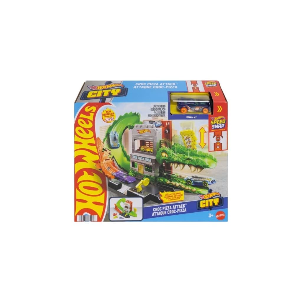 Hot Wheels City Timsah Pizza Saldırısı Oyun Seti JHL93
