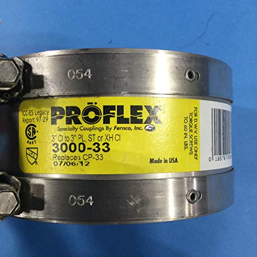 Fernco P3000-33 3-Inch Proflex Shielded Specialty Couplings by Fernco - Image 2