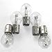 S2 12V 35/35w Chinese Scooter HeadLight Bulb 50cc 150cc 250cc for Znen Jonway Tank Baron etc 5-pack