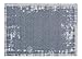 Produktbild ASTRA Rutschfester Teppich Wohnzimmer - Miabella Fußmatte innen - Küche Läufer Flur Schmutzfangmatte - Sauberlauf waschbar 50x70cm Uni Bordüre grau