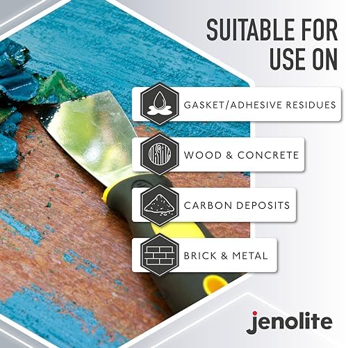 JENOLITE aerosol boya sökücüler/boya sökücüler için, endüstriyel nişasta, ahşap, metal, tuğla, beton üzerinde kullanım - boyalar, boyalar, yapıştırıcılar | 3 x 400 ml - Görsel 7