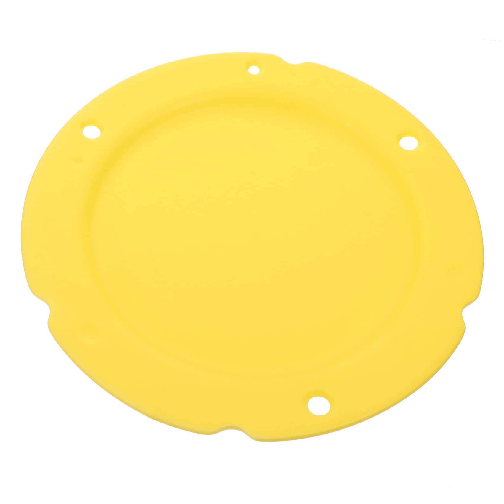 Assiette de Service Facile à Nettoyer Ranger Jaune en Céramique Forme Ronde pour Pâtes et Restaurant