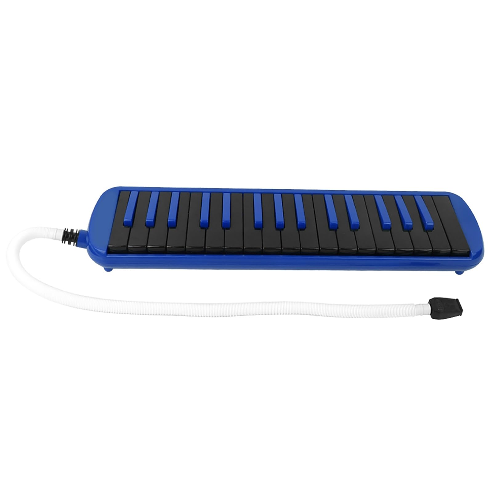Mélodica à 32 touches, instrument de musique à vent, mélodica pour débutants au design ergonomique, harmonica clavier portable pour la pratique et l’apprentissage, livré avec sac (Bleue)