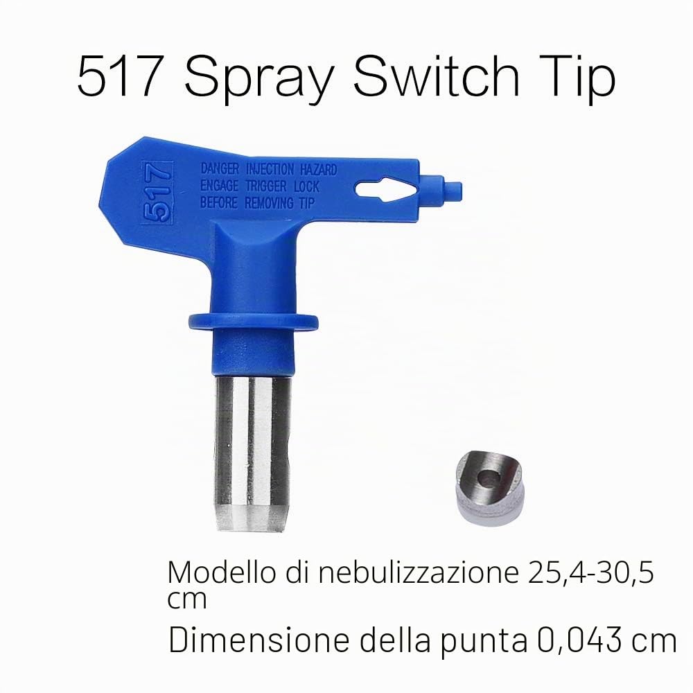 Pistola airless con ugello 517 per Spruzzatore, 3600 PSI