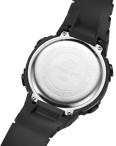 Miniatura 6 de Hemobllo - Reloj deportivo digital resistente al agua, cronómetro, luminoso, para exteriores, militar, con calendario, para hombre