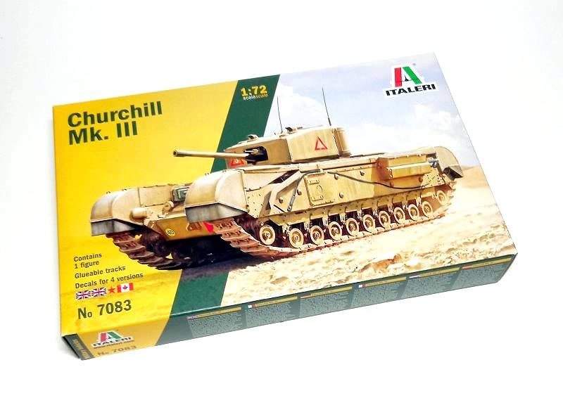 ITALERI 7083 Military Model 1/72 Churchill MK.III Tank T7083 maquette plastique de blindé historique