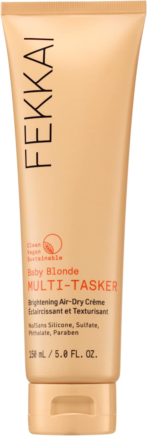 Fekkai Baby Blonde Multi-Tasker Brightening Air-Dry Creme - 5 oz - Brightens & Moisturizes Hair - Salon Grade, EWG Compliant, Vegan & Cruelty Free