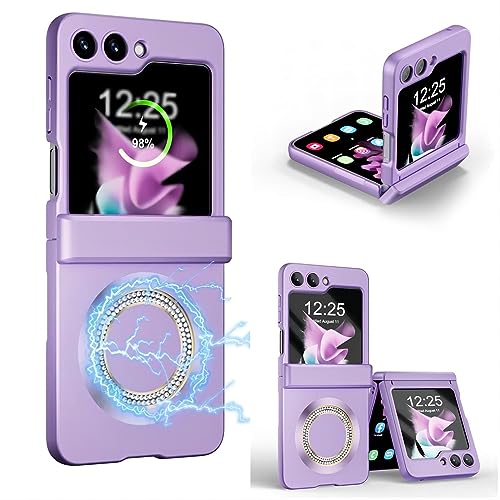 Wireless charging case étui pour Samsung Galaxy Z Flip5 rigide complet