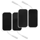 Easy@Home Tens Unit Self Stick Carbon Electrode Pads, Non Irritating Design 16 Pcs 2