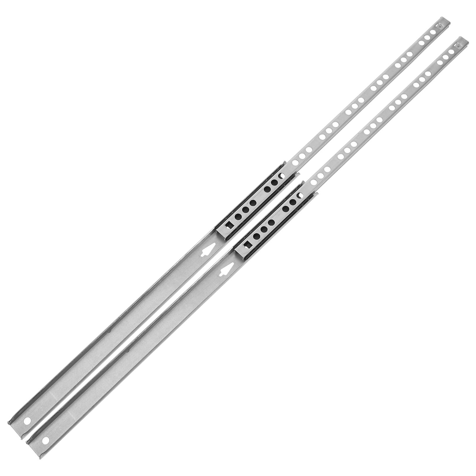 LIFKOME Glides Replacement Cold Rolled Sliding Rails for Smooth Silent Movement Durable Drawer Accessory for Home Use Easy Installation Strong Load Bearing