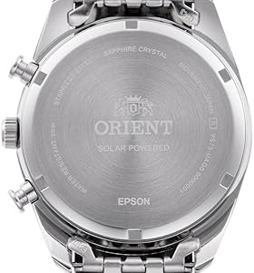 Amazon.com: Orient Stretto Solar Chronograph 43mm Navy Blue Dial