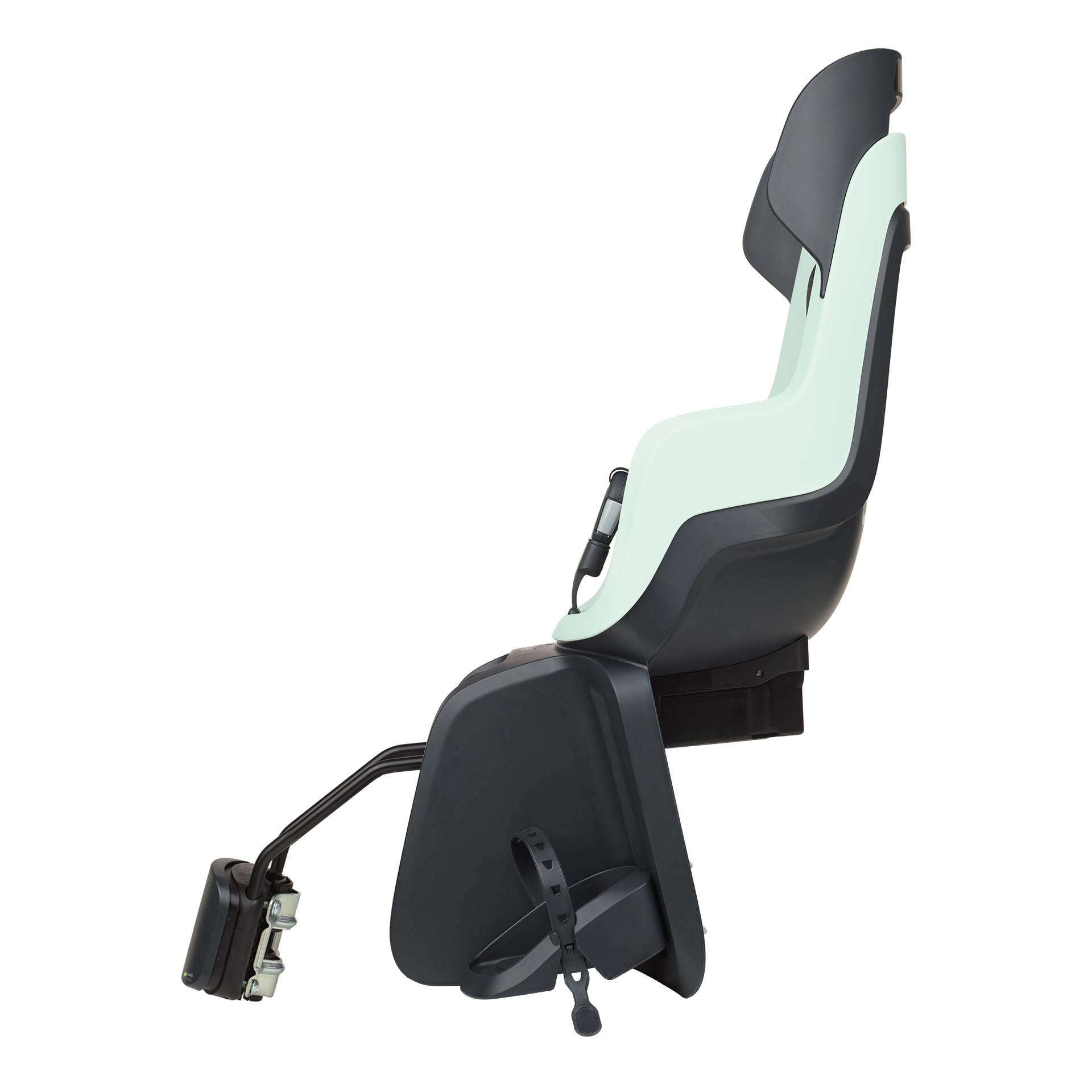 BOBIKE 8012700003 - Fotelik samochodowy GO MAXI z systemem rozkładanym do rowerów z kołami od 26" do 29 ″ z kotwicą na ramie w kolorze Marshmallow Mint