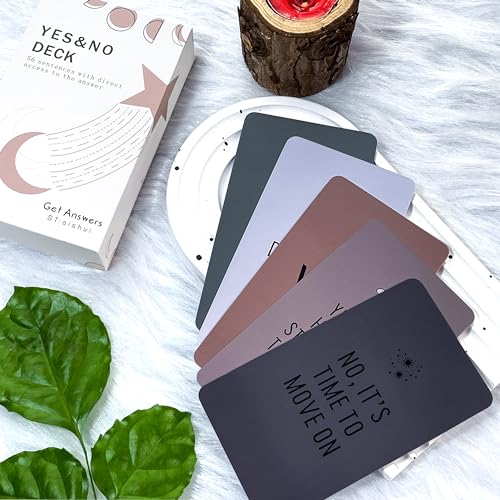 netjoy Yes No Oracle Cards Deck, Intuition Oracle Cards, Oracle Cards for Beginners, Icebreaker Cards, Seeking a Simple and Direct Answer