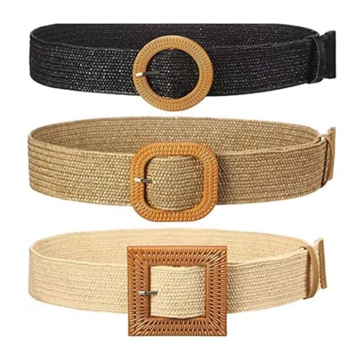 Chic and Artisanal Single - Piece Belt with Handwoven - Inspired Buckle and Textured Strap4