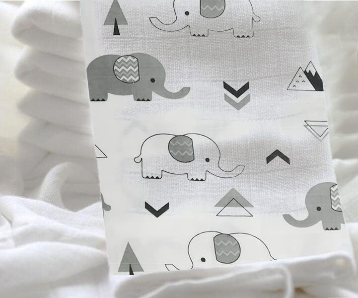 Muslin Swaddle Blankets 100% Comfortable Muslin Cotton Impartial Receiving Blanket for Boys and Women Giant 47 x 47 inches Swaddling Blankets, Splendid New child & Toddler Swaddling Set of 4 - Jungle Jam 2 51cJ76F2TTL. AC