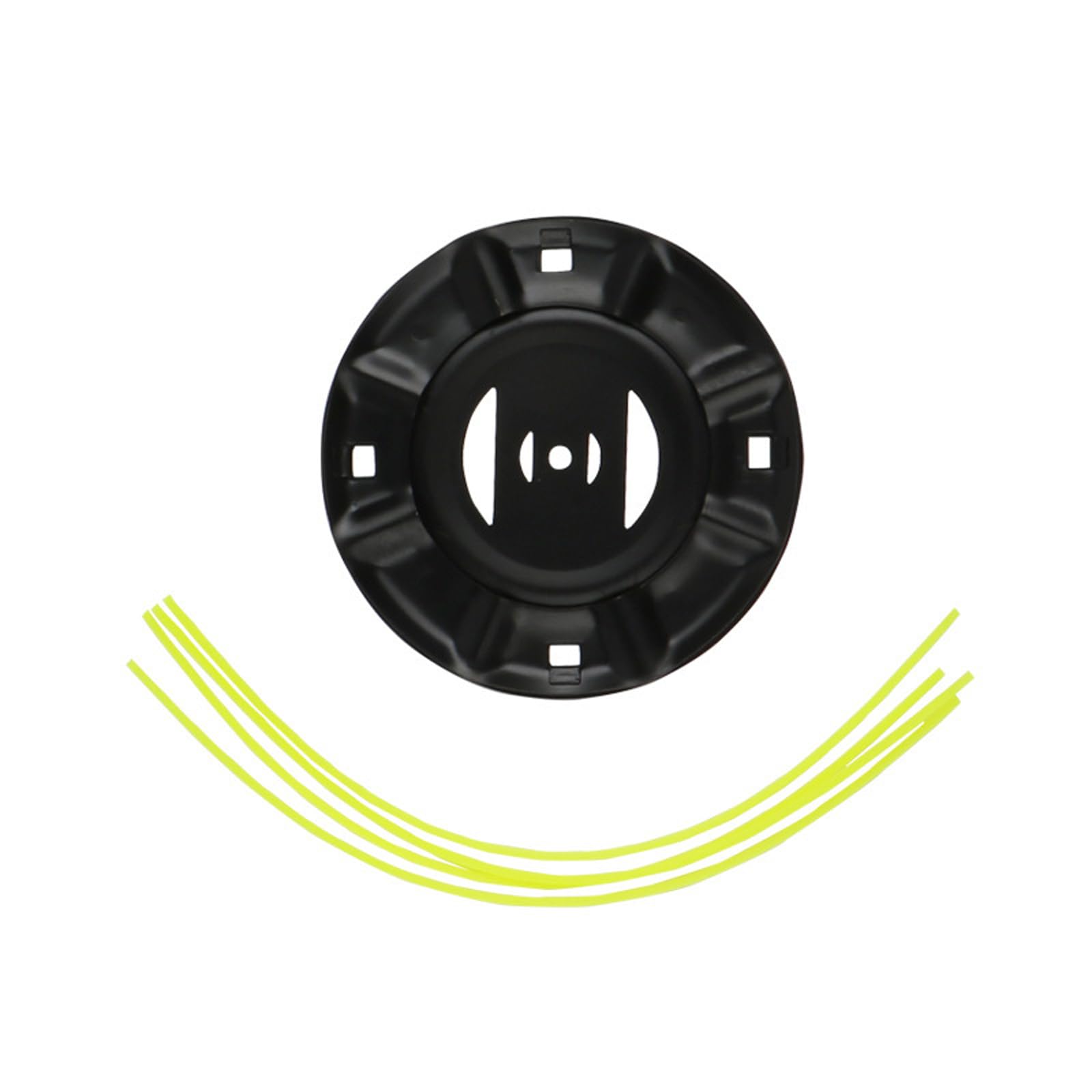Reinforced Portable Heavy Duty Brush Trimmer Head for Small Lawnmowers Metal Construction for Rough Terrain Grass Trimmer Head for Small Lawnmowers Gardening Tool