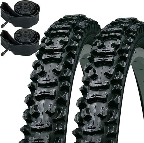 Image of Kenda Smoke 26" x 2.10 Mountain Bike Tyres with Schrader Tubes (Pair)