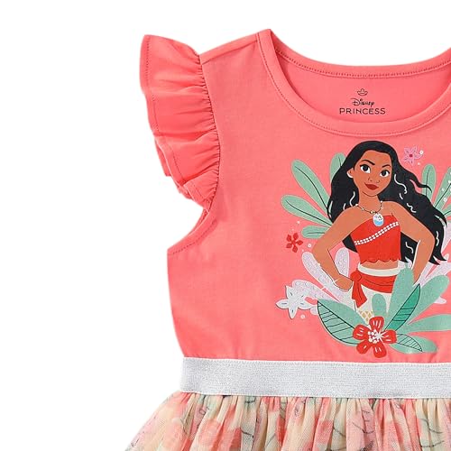 Disney Moana Girls Tulle Dress for Toddler and Big Kids2