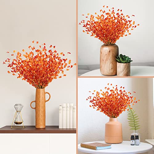 Wesail Artificial Dried-Looking Wild Flowers Bush,Faux Baby Breath Gypsophila Flower, Fake Dried Plant Greenery Bouquets For Autumn Diy Decor, 4 Of Pack #TOP4