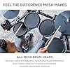 Alesis Turbo Mesh Kit - Electric Drum Set for Beginners with Quiet 8" Mesh Pads, Lessons, 100+ Sounds, Drum Sticks and Connection Cables #1