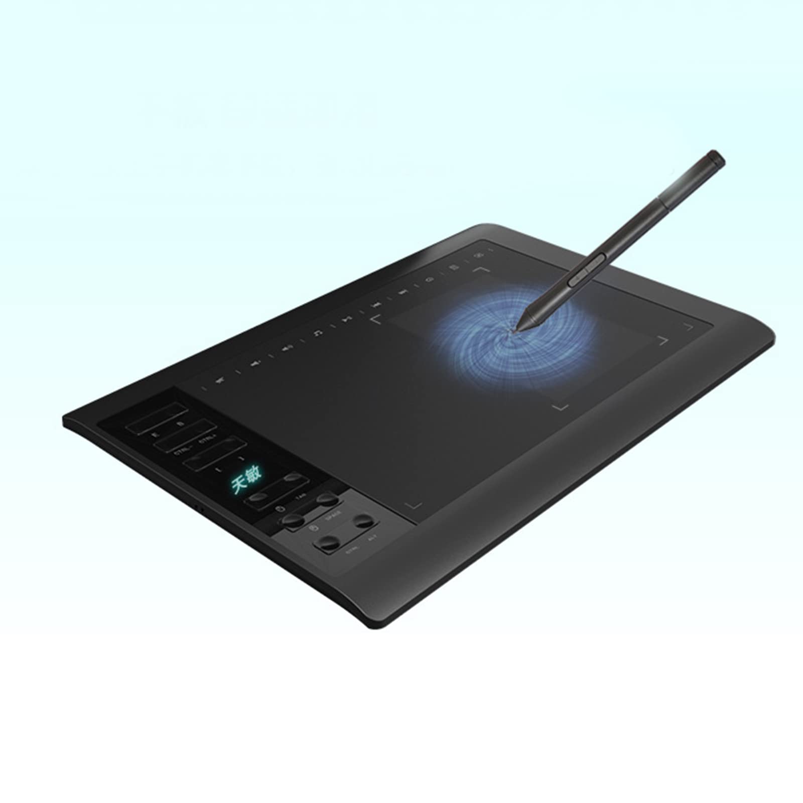 WUURAA Tableta digital de 10 x 6 pulgadas, tableta gráfica para dibujar, lápiz digital, tableta, teléfono, tableta de dibujo para teléfono, computadora, tableta digital para dibujar y jugar