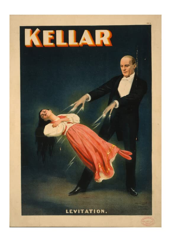 Affiche Kellar Levitation grande taille poster semi-brillant sans cadre