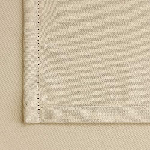 Rideaux occultants pour chambre à coucher BGment beige et cosy