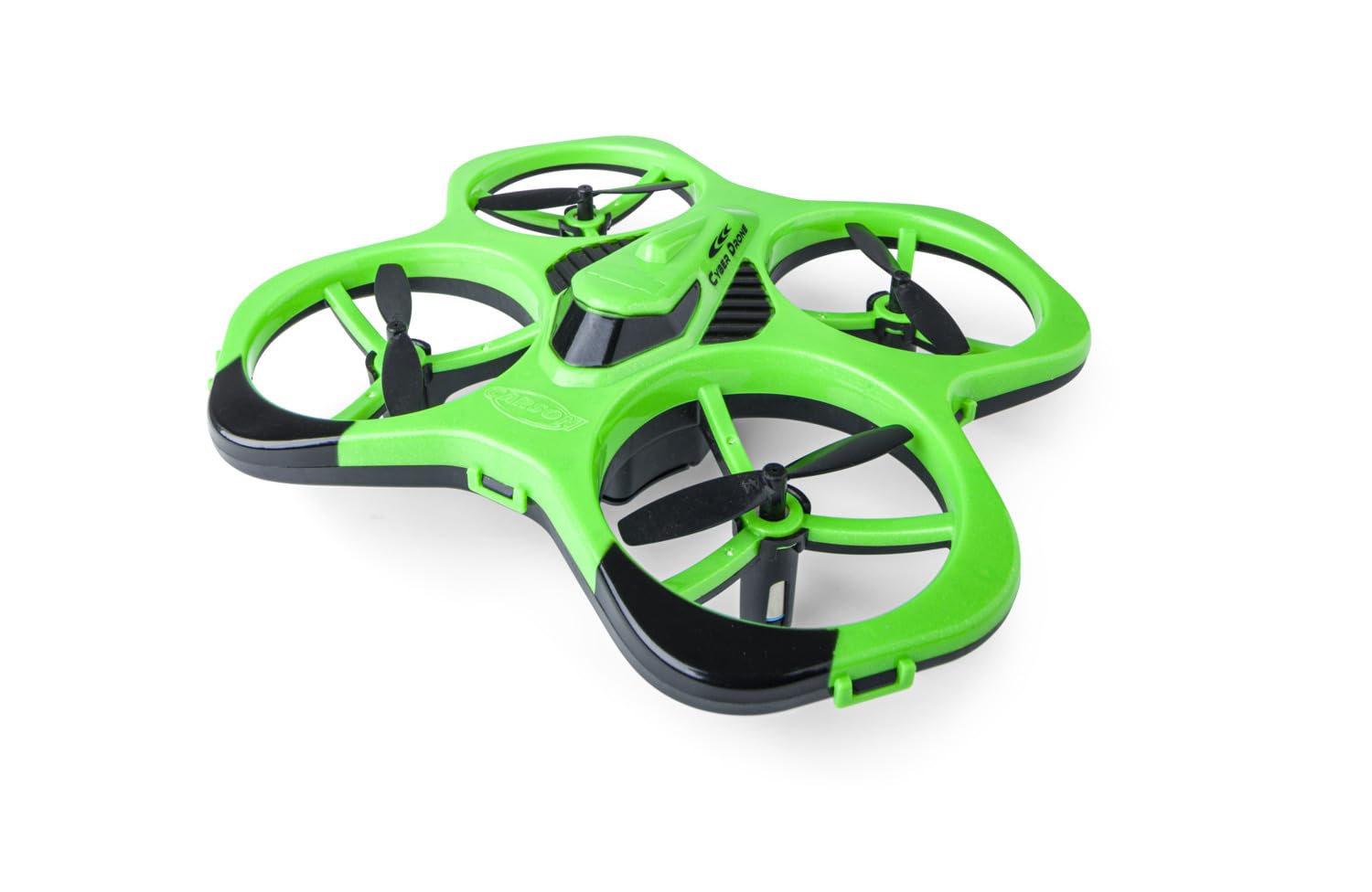 Carson Cyber Drone IR RTF – RC Quadcopter mit 360° Flip, Headless Mode, Gyro-Stabilisierung, LED-Beleuchtung, ferngesteruerte Drohne, grün - 3