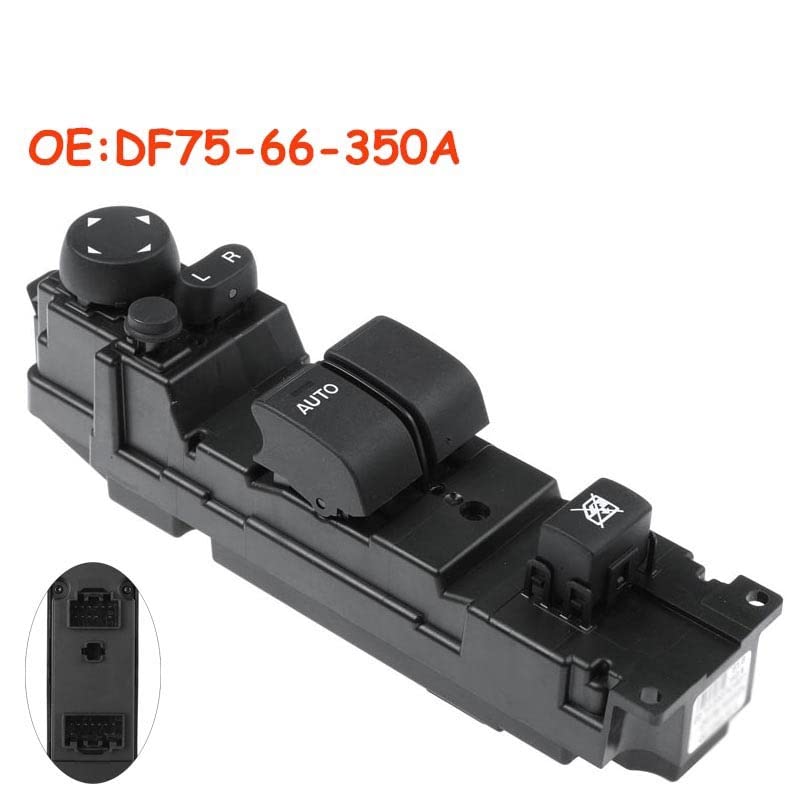 Interruttore Finestre Elettriche,per Mazda 2 per Mazda 6 2008-2012 Interruttore alzacristallo Elettrico Anteriore Sinistro con Funzione di Piegatura Automatica Accessori Auto